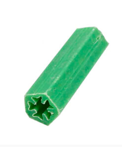 TACOS PLASTICOS 1/4X1-1/2 #6 COLOR VERDE (PACK 100 UNID)