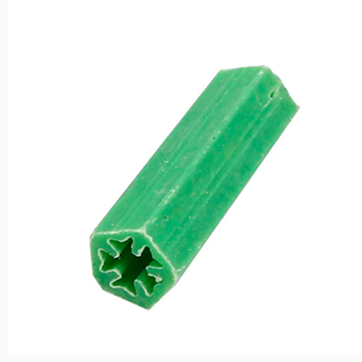 TACOS PLASTICOS 1/4X1-1/2 #6 COLOR VERDE (PACK 100 UNID)