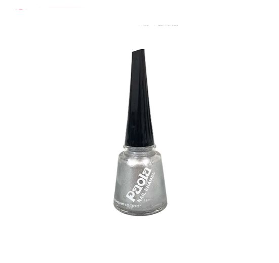 ESMALTE PARA UÑAS PAOLA PLATEADO 15 ML
