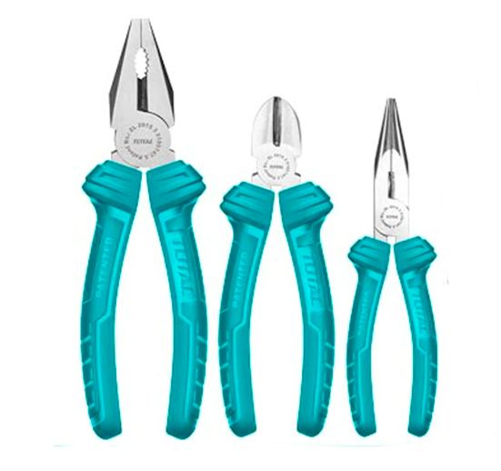 KIT DE ALICATES DE 3 PZAS.COMBINACION 7″, PUNTA LARGA DE 6″,CORTE DIAGONAL DE 7″