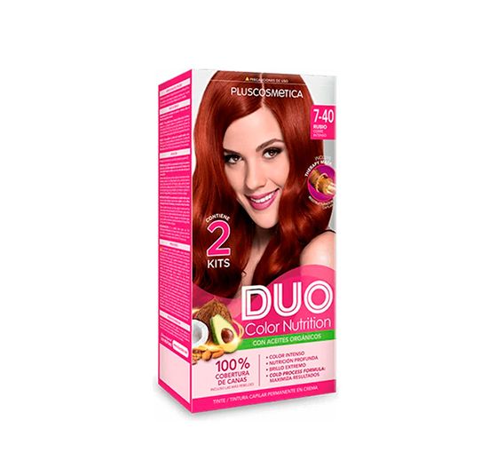 TINTE DUO KIT COLORCREAM RUBIO COBRE INTENSO #7-40