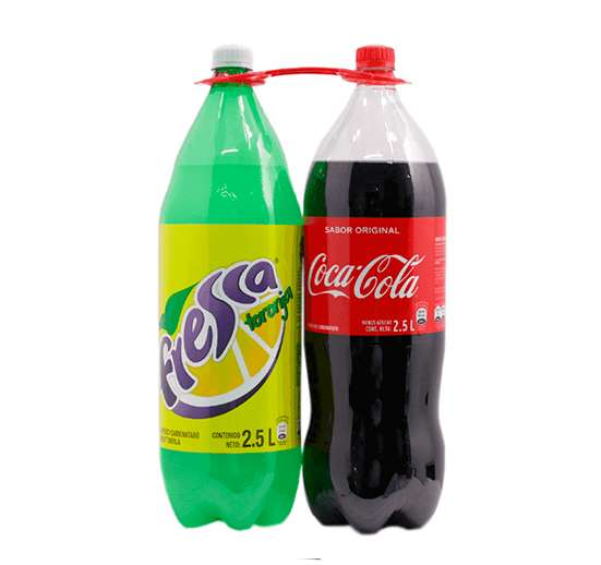 SODA COCA COLA REGULAR 2 PACK 2500 ML
