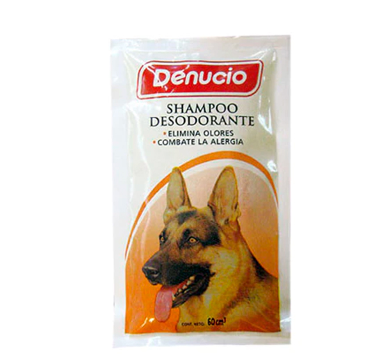 SHAMPOO DESODORANTE 60CC PARA MASCOTAS