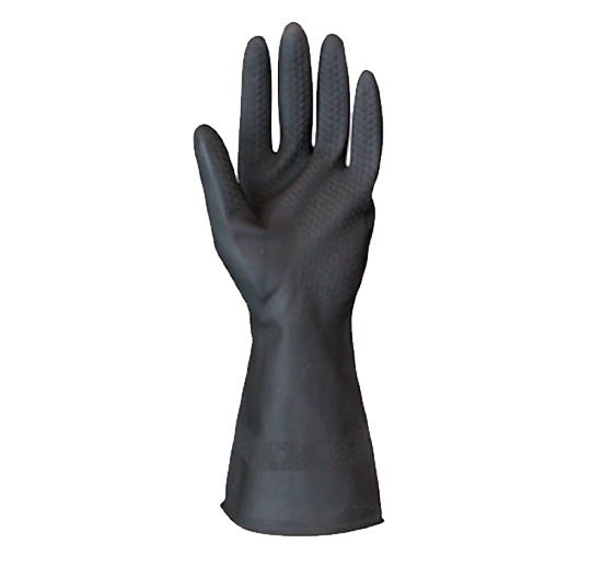 GUANTES DE NITRILO DE 9MIL, COLOR NEGRO, TALLA L ADENNA