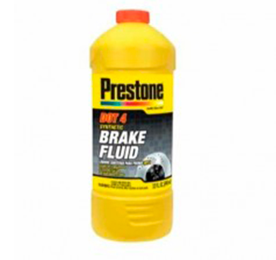 LIQUIDO FRENO PRESTONE DOT 4 QT 32 OZ. CUARTO QT