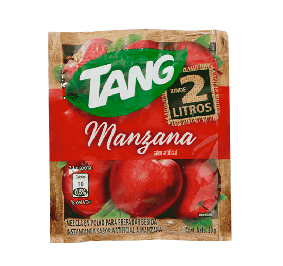 BEBIDA EN POLVO TANG 20G MANZANA