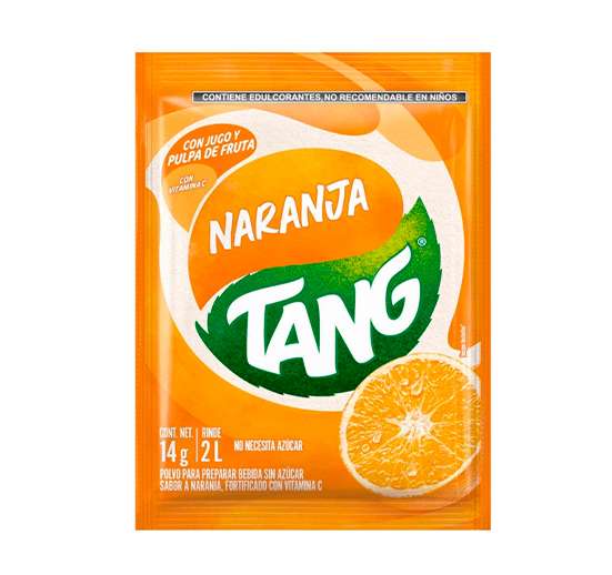 BEBIDA INSTANTÁNEA EN POLVO TANG 20 GR NARANJA