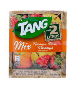 BEBIDA INSTANTÁNEA EN POLVO TANG 20 GR NARANJA FRESA MARACUYA