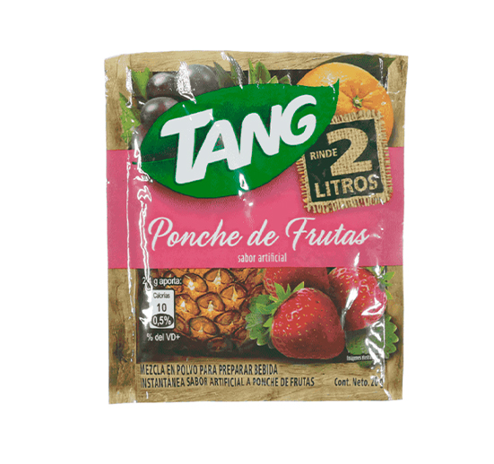 BEBIDA INSTANTÁNEA EN POLVO TANG 20 GR FRUIT PUNCH