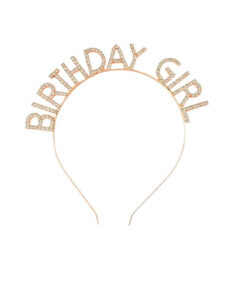 CINTILLO METAL BIRTHDAY GIRL ROSE