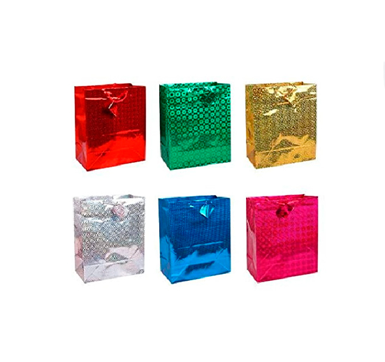 BOLSA REGALO GRANDE HOLOGRAFICA
