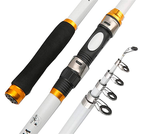 CAÑAS DE PESCA ULTRALIVIANAS DE FIBRA DE CARBONO