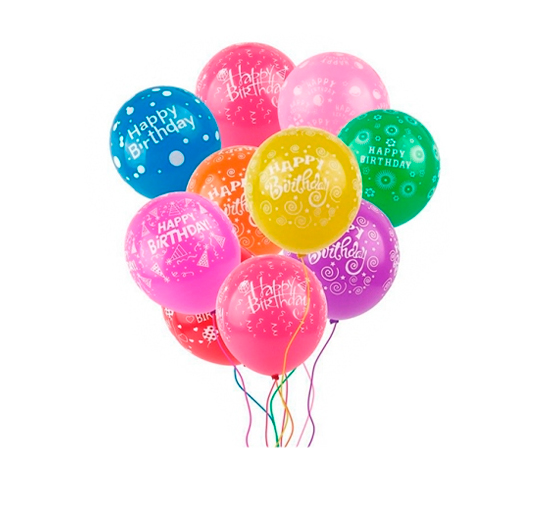 TOPPER CUP HAPPY BIRTHDAY GLOBOS SORPRESAS