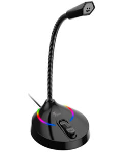 XTECH GLISSER - MICRÓFONO, NEGRO, OMNIDIRECCIONAL, USB