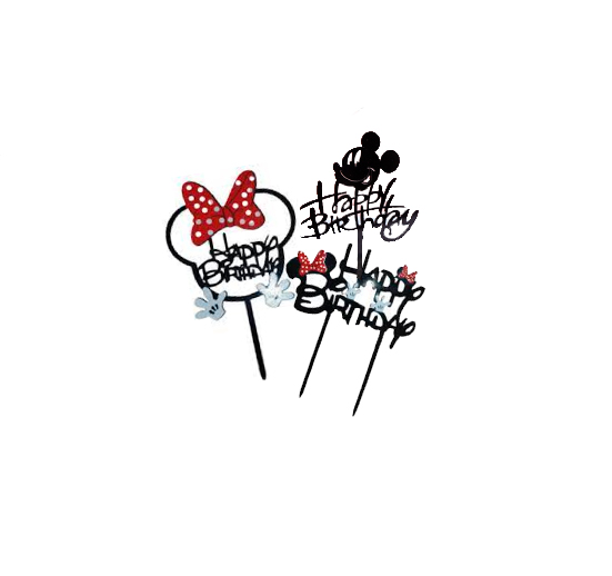 TOPPER CUPHAPPY BIRTHDAY MINNIE