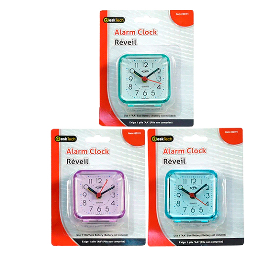 RELOJ DESPERTADOR X6