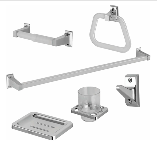 JUEGO DE ACCESORIOS DE BAÑO DE PARED DE 6 PIEZAS ECONÓMICO