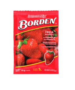 BEBIDA INSTANTÁNEA BORDEN INSTANT MIX SABOR FRESA 30 GR