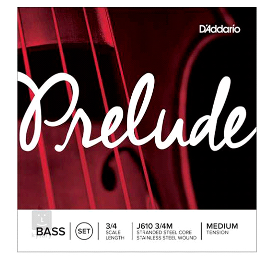 CUERDAS J610-3/4M PARA CONTRABAJO 3/4 D'ADDARIO