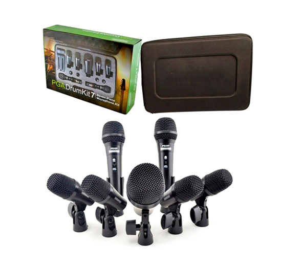 KIT DE 7 MICRÓFONOS PARA BATERÍA