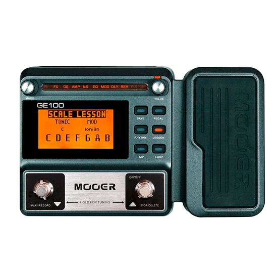 MOOER GE100 PEDALERA MULTIEFECTOS GUITARRA ELÉCTRICA CON PROCESADOR MULTIEFECTOS