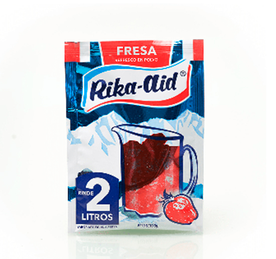 BEBIDA INSTANTÁNEA RIKA AID FRESA