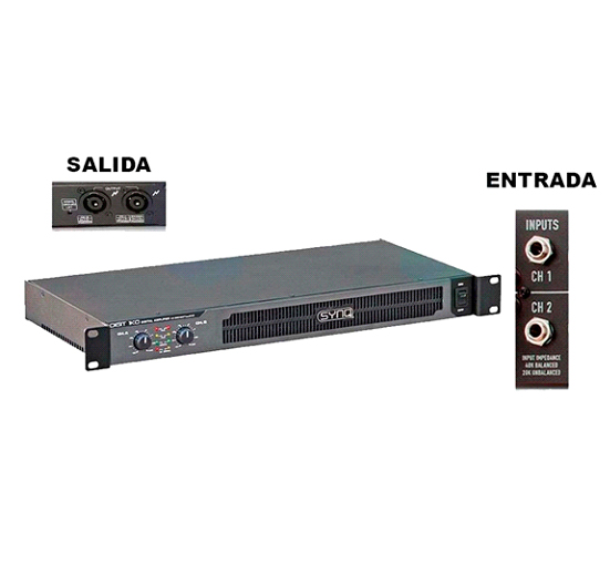 AMPLIFICADOR DE PODER 2 CANALES 1000 WATT RMX-1000