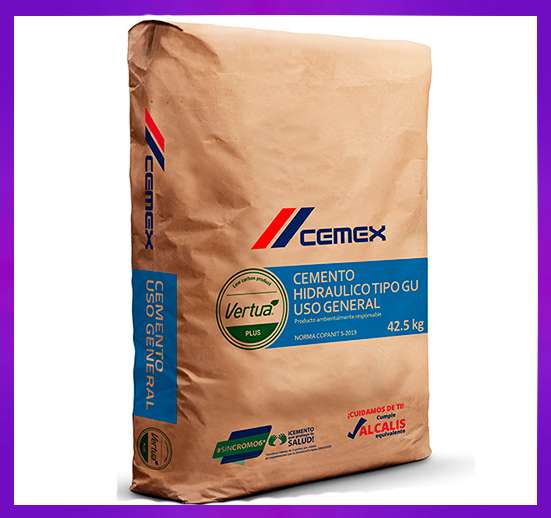 CONTENEDOR CEMEX CEMENTO P-350 BOLSAS DE 42.5 KG)