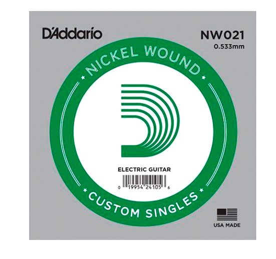 CUERDA SUELTA PARA GUITARRA ELÉCTRICA D'ADDARIO NW021