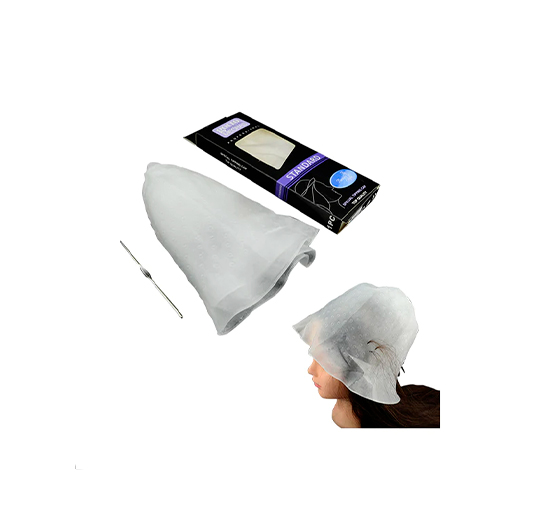 GORRO DE MECHAS SILICON CON AGUJA