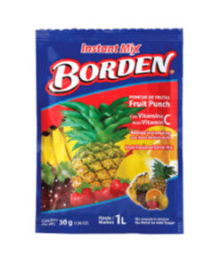 BEBIDA INSTANTÁNEA BORDEN INSTANT MIX SABOR A PONCHE DE FRUTAS 30 GR