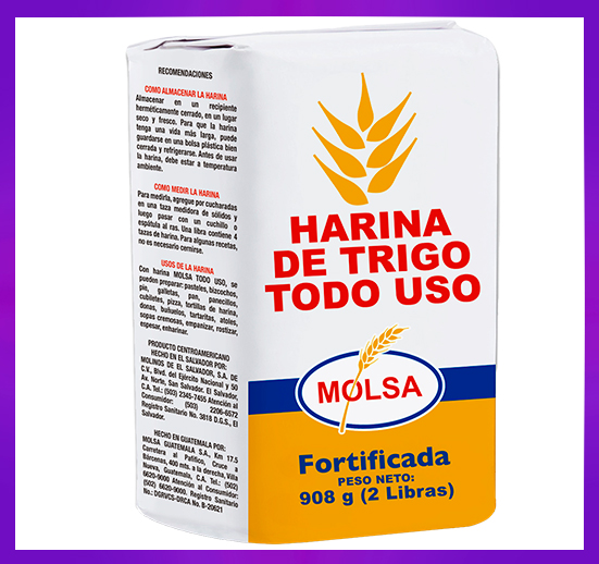 CONTENEDOR HARINA DE TRIGO TODO USO - 1KG