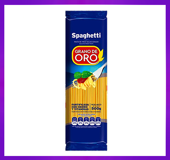 CONTENEDOR SPAGHETTI - GLOBAL SPAGUETTI PAQ 400G