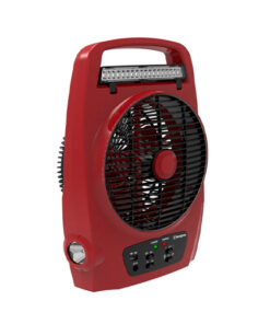 ABANICO RECARGABLE CON LUZ 20 CENTÍMETROS