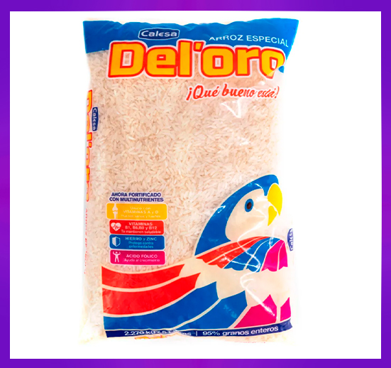 CONTENEDOR ARROZ DEL'ORO