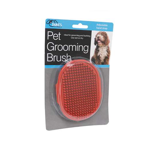 Cepillo Para Mascotas Rojo