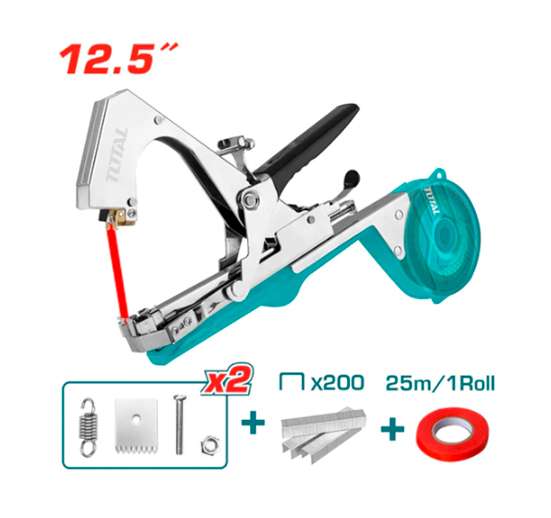 Máquina De Atado De Plantas Agricultura 12.5". Operación Con Una Sola Mano. Apertura Ajustable.