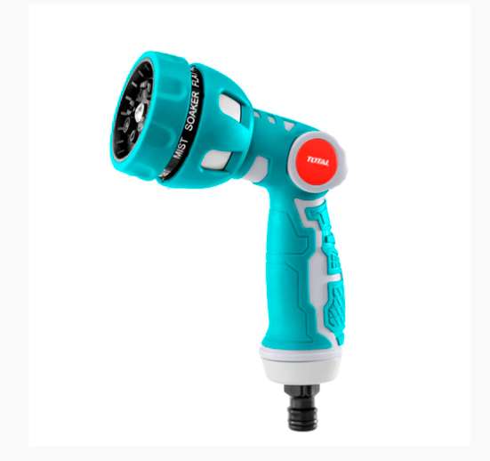 PISTOLA BOQUILLA PARA MANGUERA DE AGUA3/4" DE PLASTICO AJUSTABLE3 VIAS