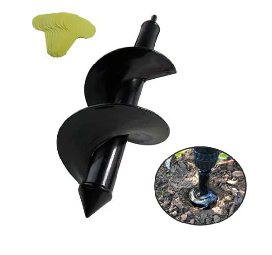 Punta De Taladro En Forma De Espiral Para Agricultura. 4"X12"