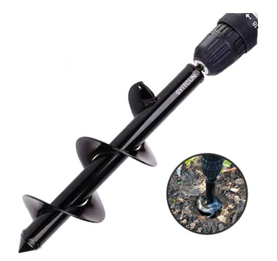 Punta De Taladro En Forma De Espiral Para Agricultura. 3"X12"