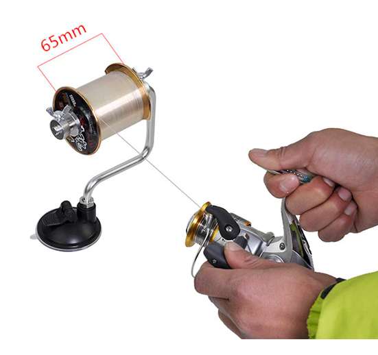 Sujetador Carrete Carga De Linea De Pesca Portatil