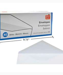 SOBRES BLANCOS N.O 10 DE 40 PIEZAS, EN CAJA