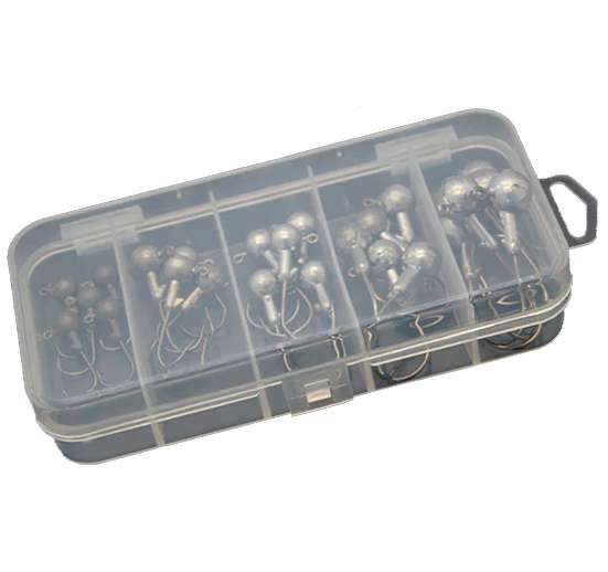 ANZUELO CON PLOMO CAJA