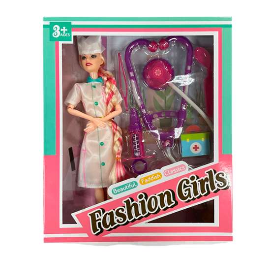 BARBY FASHION GIRLS JUEGO ENFERMERA H922-A3