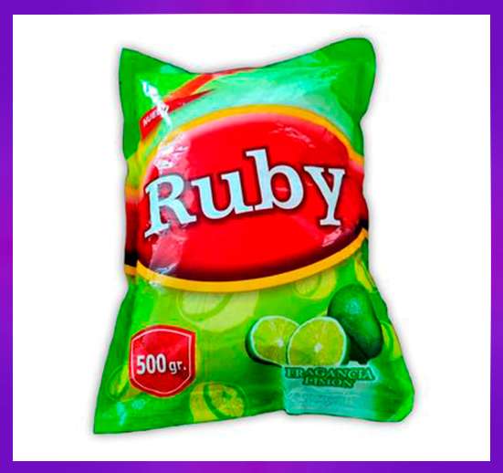 CONTENEDOR DETERGENTE RUBY 500G