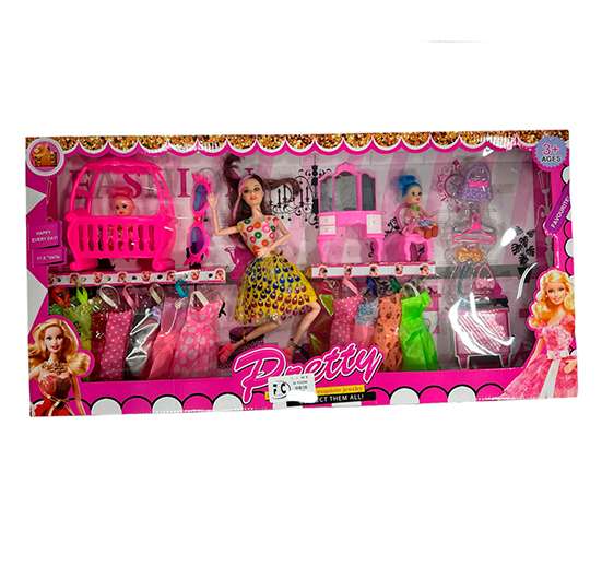 LINDA BARBY CON ROPAS Y ACCESORIOS.