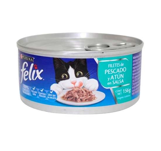 Alimento Húmedo Pescado y Atún 156 Gramos para Gatos