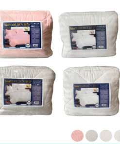 JUEGO DE EDREDON 650 HILOS UNICOLOR FULL