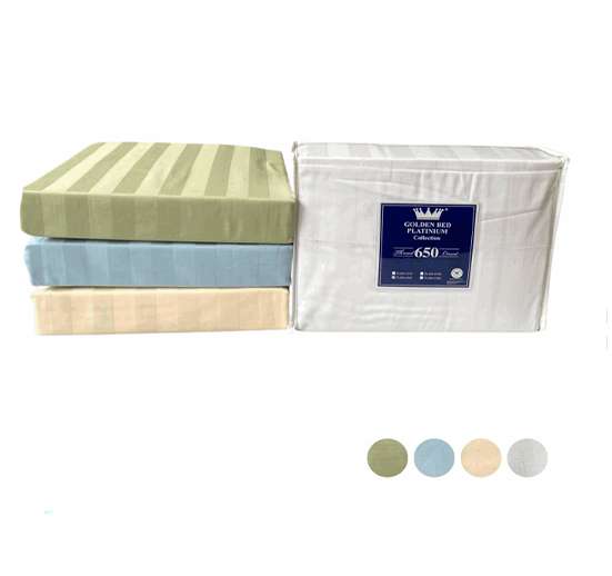 JUEGO DE SABANA UNICOLOR 650HILOS FULL