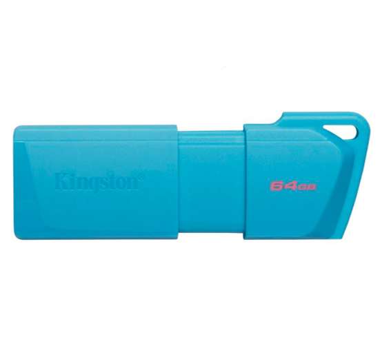 KINGSTON DATATRAVELER EXODIA M - UNIDAD FLASH USB, 64GB, USB 3.2 GEN 1, TIPO-A, AZUL NEON